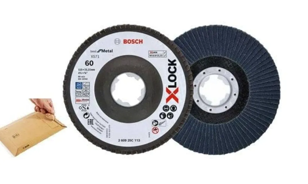 Disco de Lamelas X-LOCK 115MM GR60 Bosh 260925C113