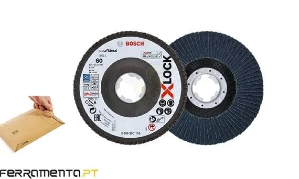 Disco de Lamelas X-LOCK 125MM GR40 Bosh 260925C115