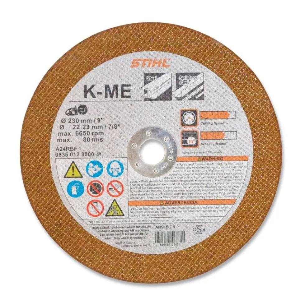 Disco de Resina Para Aço 350mm K-ME Stihl 08350127001