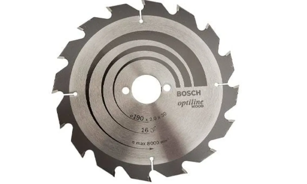Disco de Serra Circular Madeira Óptica 190mm 30D Bosch 2608641184