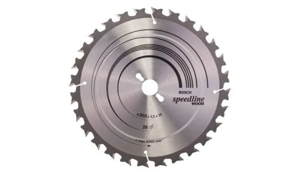 Disco de Serra Circular 300mm SpeedLine p/ Madeira Bosch 2608640681