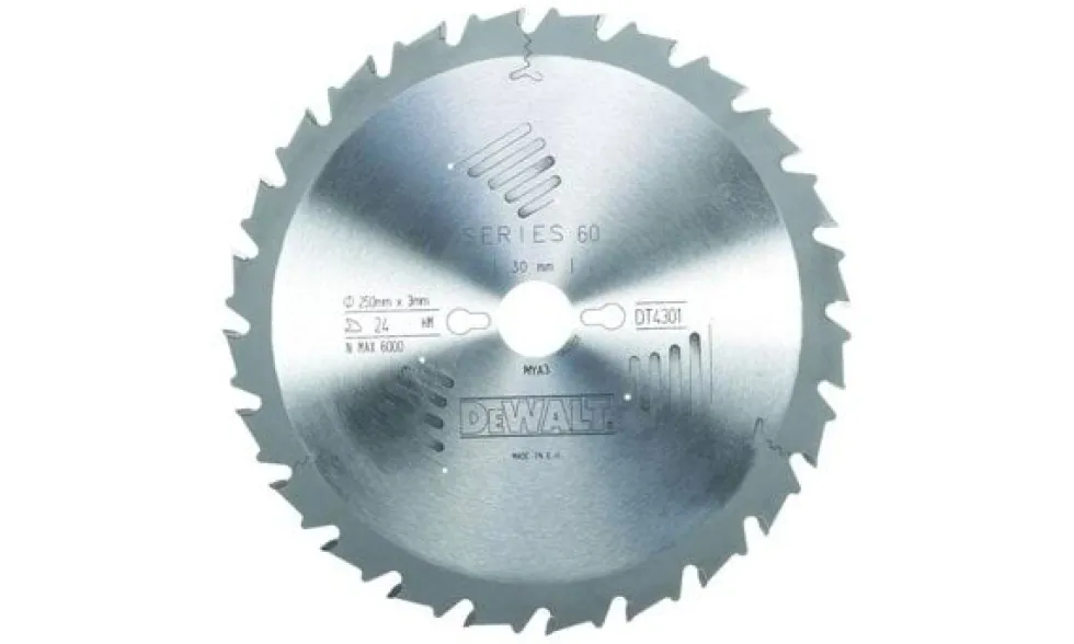 Disco de Serra Circular P/ Madeira 250x30mm Dewalt DT4301-QZ