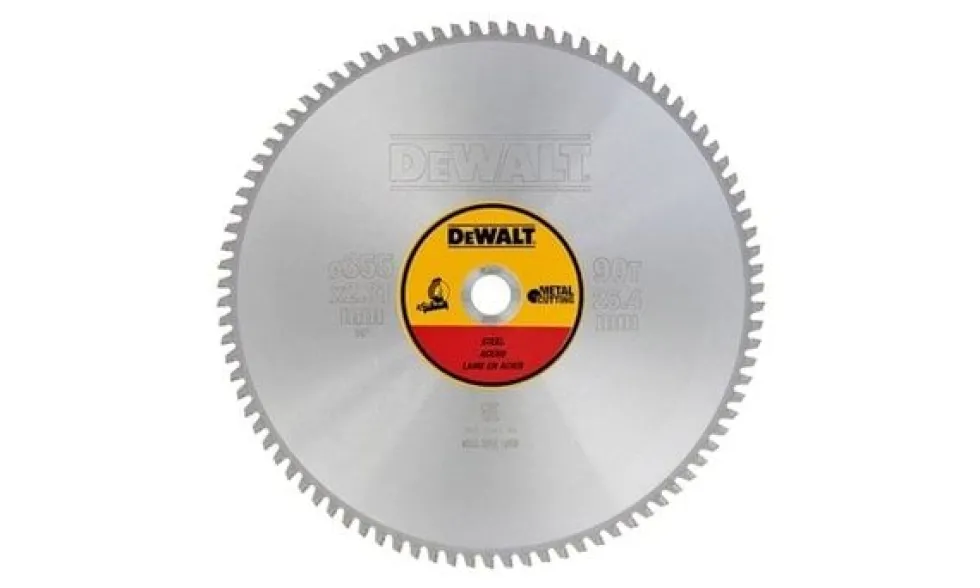 Disco de Serra Circular P/ Metal 355x 90D Dewalt DT1927-QZ