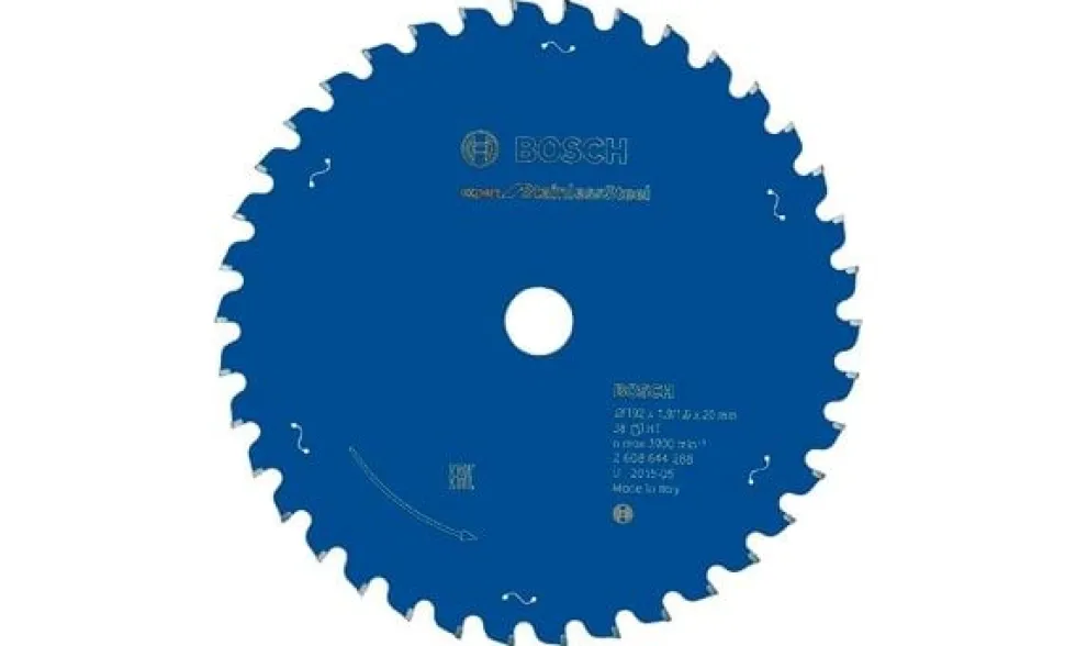 Disco de Serra Expert 192x20mm 38D P/ Inox Bosch 2608644288