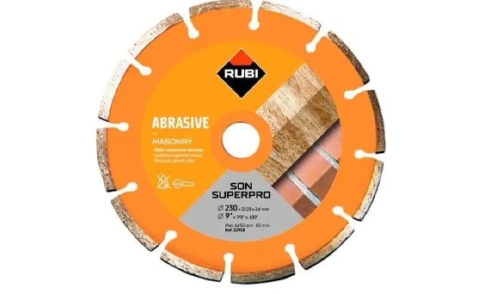 Disco Diamante Abrasivo SEGMENTADO-SON Rubi 32908