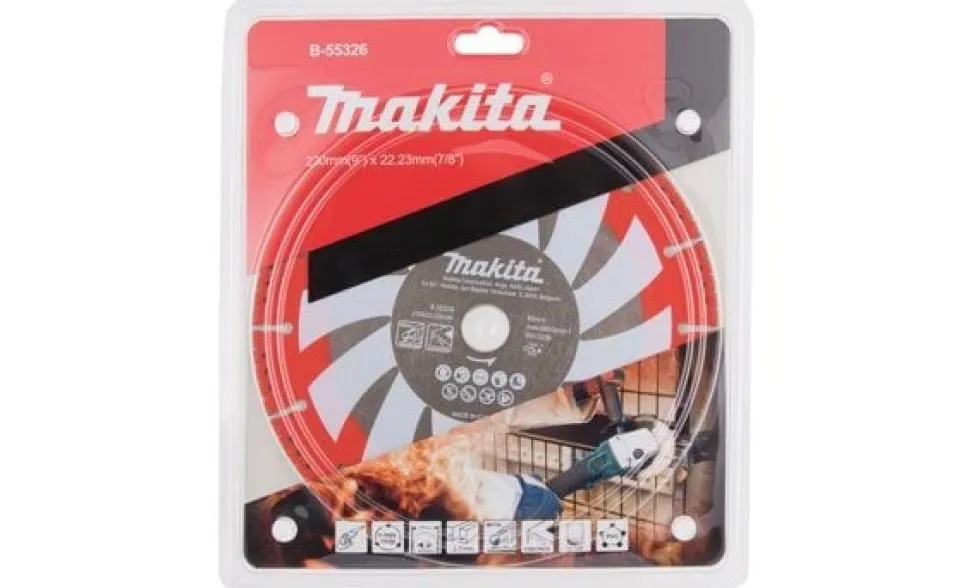 Disco Diamante Especial Resgate 230x22,23mm Makita B-55326