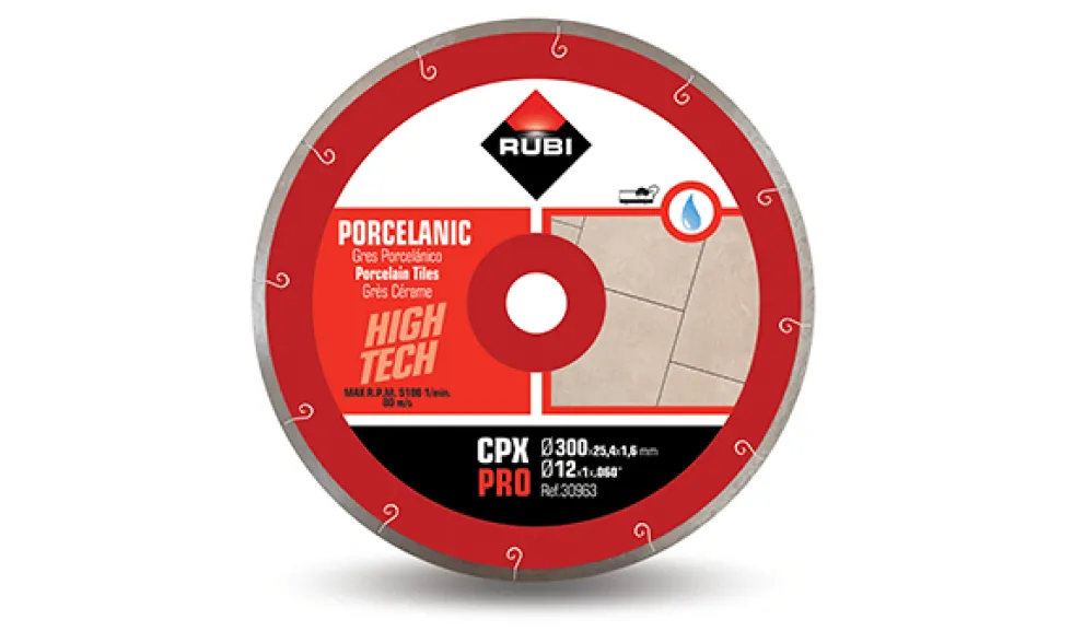 Disco Diamante Grés Porcelânico CPX-300 PRO Rubi 30963