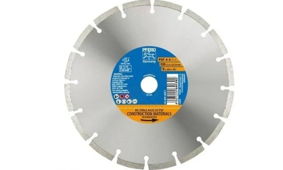 Disco Diamante Segmentado DS PSF 230mm Pferd 4007220641392