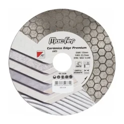 DISCO DIAM. 115x1.6MM CERAMICA EDGE PREMIUM Macfer 092.0153