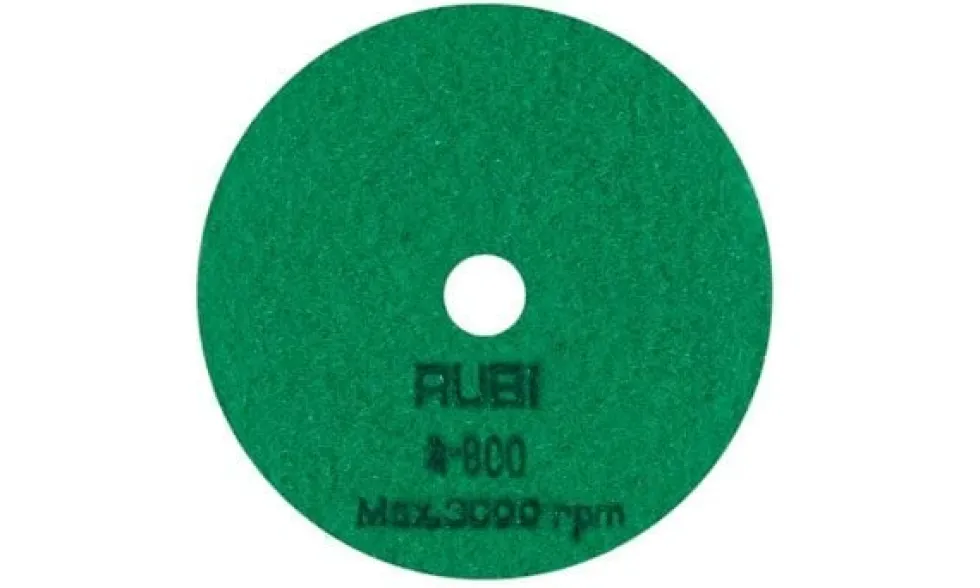 Disco Flexível Diamantado P/ Polir Ø100mm Gr800 Rubi 62974