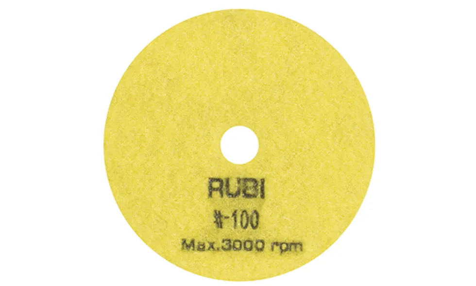 Disco Flexível Diamantado P/ Polir Ø100mm Gr100 Rubi 62971