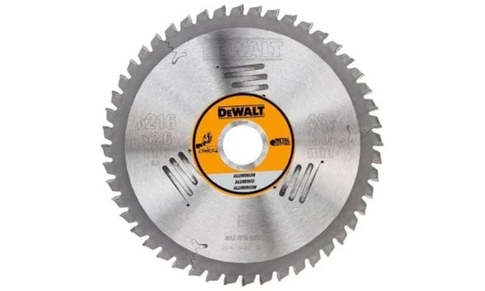Disco Para Alumínio 216 x 30 mm Dewalt DT1914-QZ