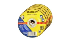 Discos de Desbaste 115mm p/ Metal - 5 Uni Stanley STA32056-QZ