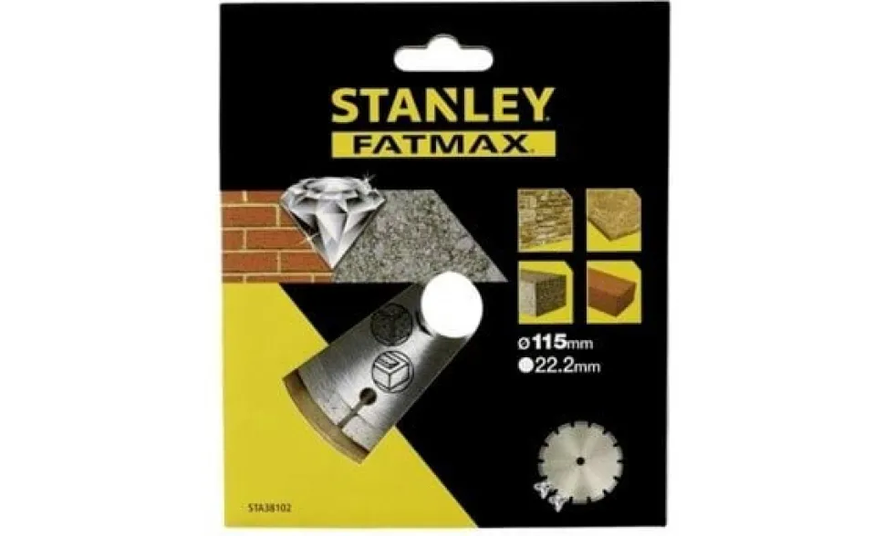 Discos de Diamante 115-230mm p/ Betão Stanley