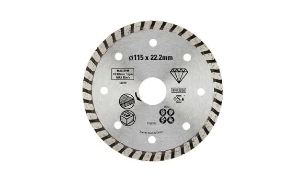 Discos de Diamante Turbo 115-125mm p/ Granito Stanley
