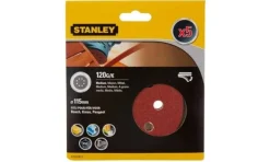 Discos de Lixa 115mm G40-320 c/ Velcro Stanley