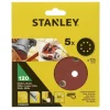 Discos de Lixa 125mm Grão 120 Stanley STA32037-XJ