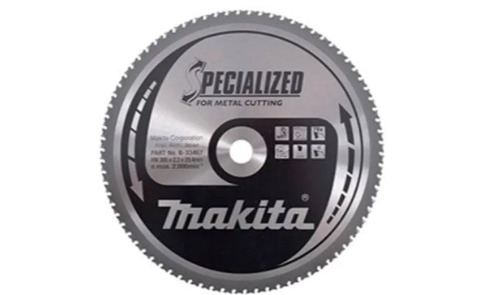 Disco Serra HM 305 x 25,4 mm p/ Metal Makita B-33467
