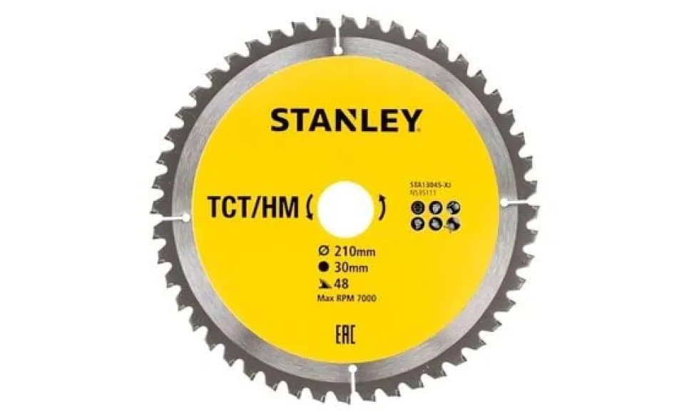 Discos 130-254mm TCT/HM Corte Fino p/ Madeira Stanley