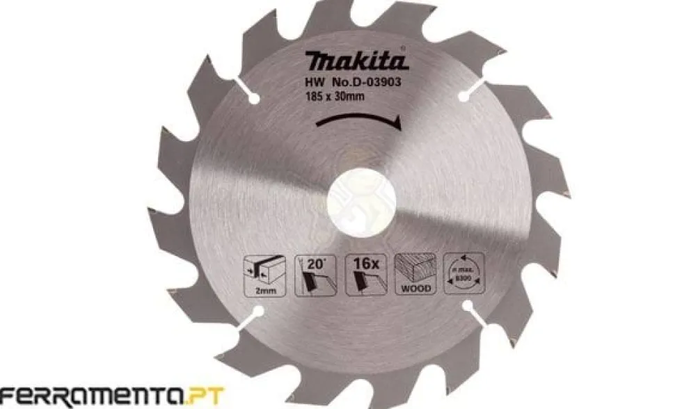 Disco Specialized Standard 185x30mm 16D Makita D-03903