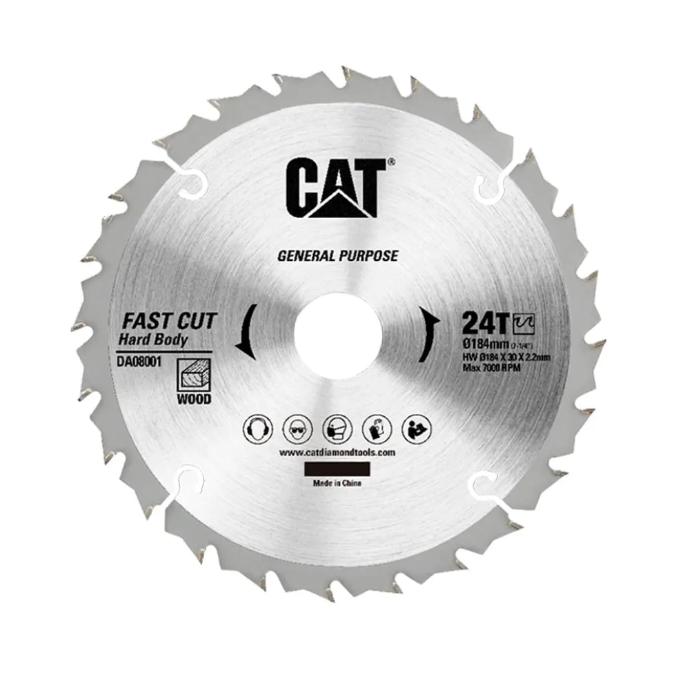 Discos Serra Circular TCT CAT DA08001