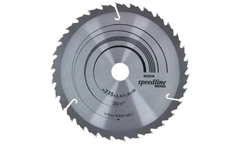 Disco 235x30mm 30D Speedline Wood Bosch 2608640807