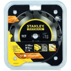 Disco 184x16mm TCT/HM Corte em Esquadria Stanley STA15360-XJ