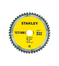 Disco 150x20mm TCT/HM Corte Fino p/ Madeira Stanley STA13015-XJ