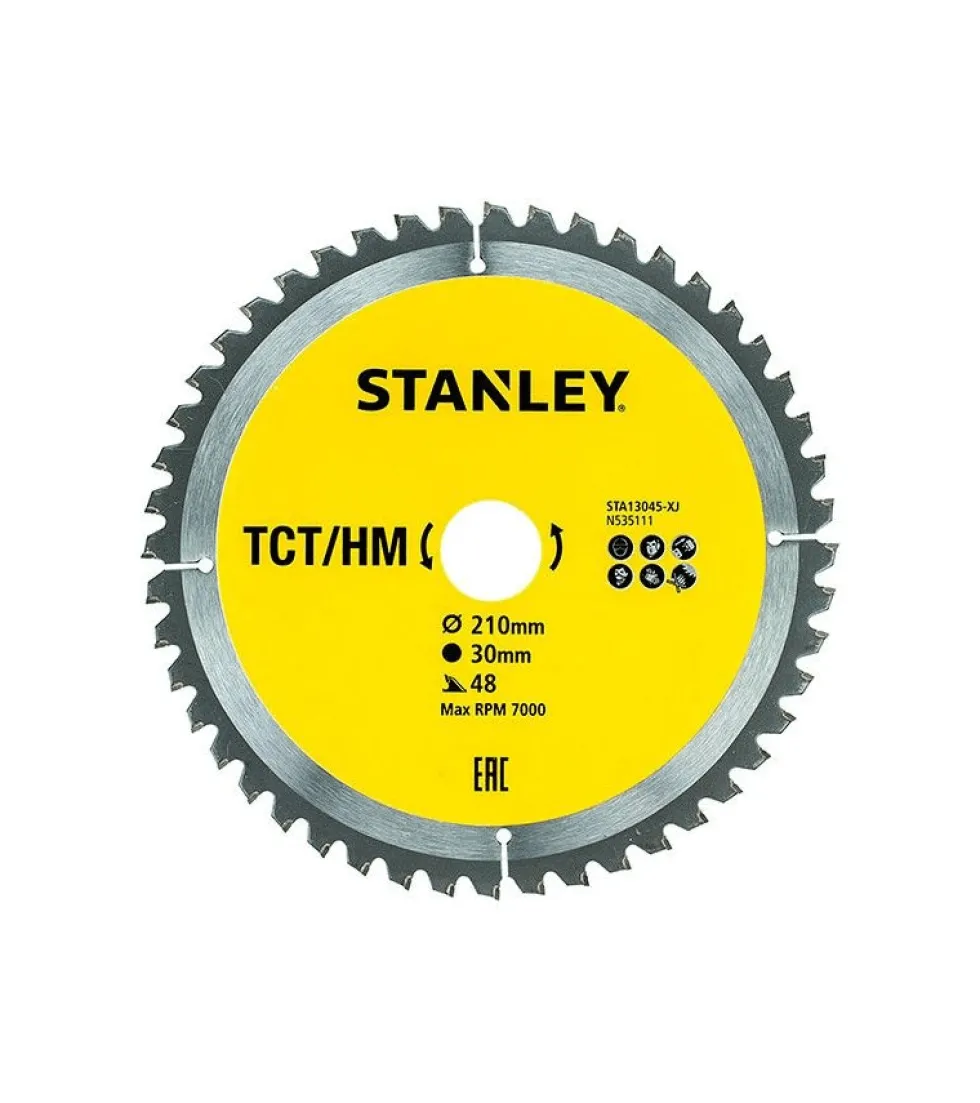 Disco 150x20mm TCT/HM Corte Fino p/ Madeira Stanley STA13015-XJ