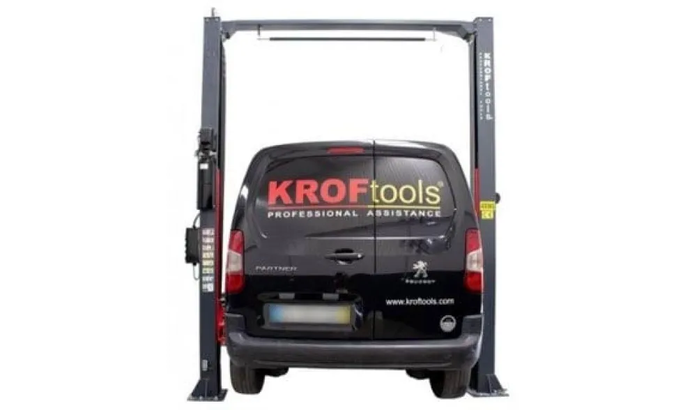 Elevador Auto 2 Colunas Hidráulico Chão Livre 4T 380V Kroftools 9809