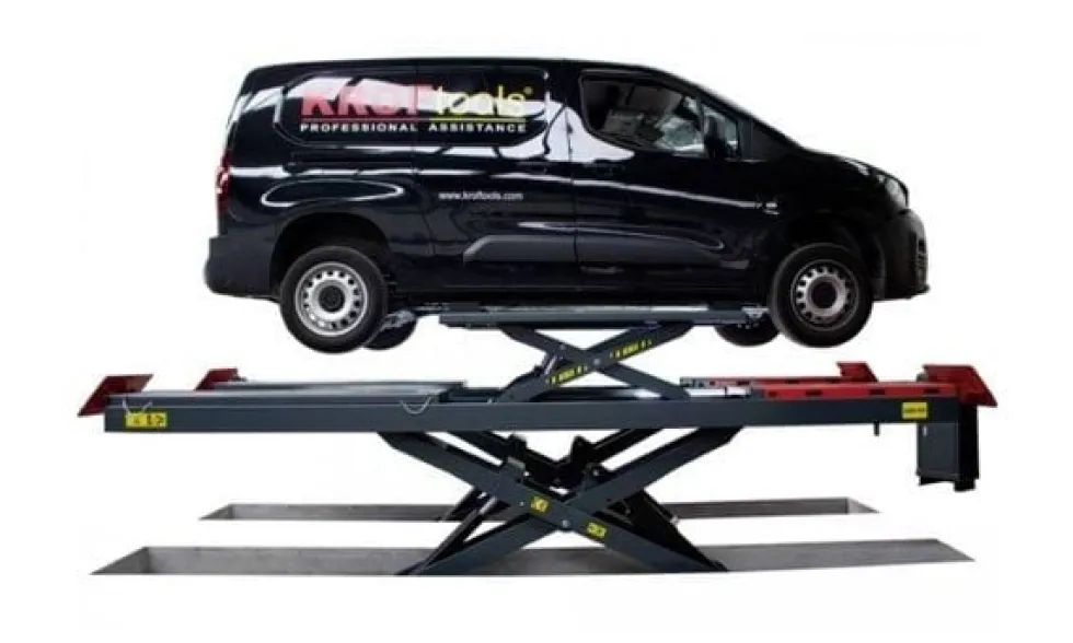 Elevador Auto Dupla Tesoura para Alinhamento 3.5T Kroftools 9824