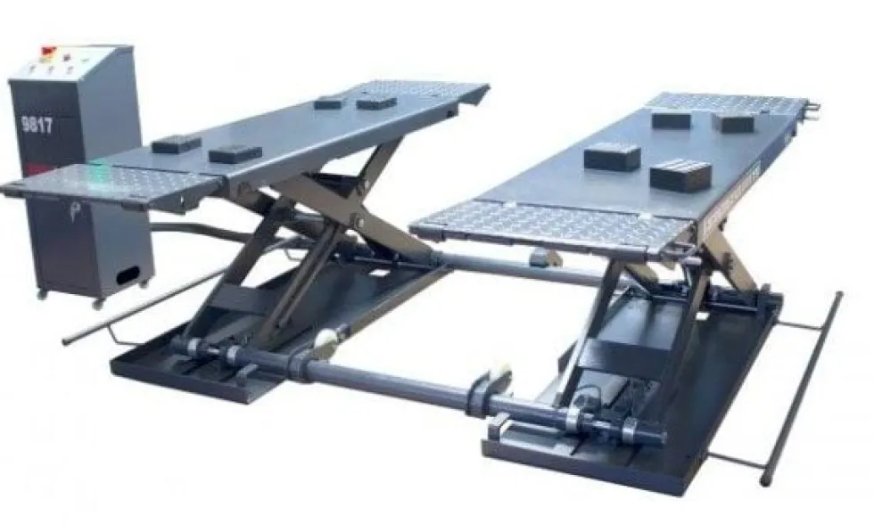Elevador Auto Tesoura de Chão Hidráulico 3T Kroftools 9817