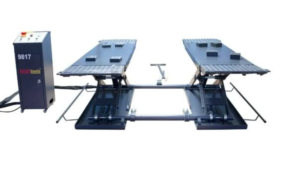 Elevador Auto Tesoura de Chão Hidráulico 3T Kroftools 9817