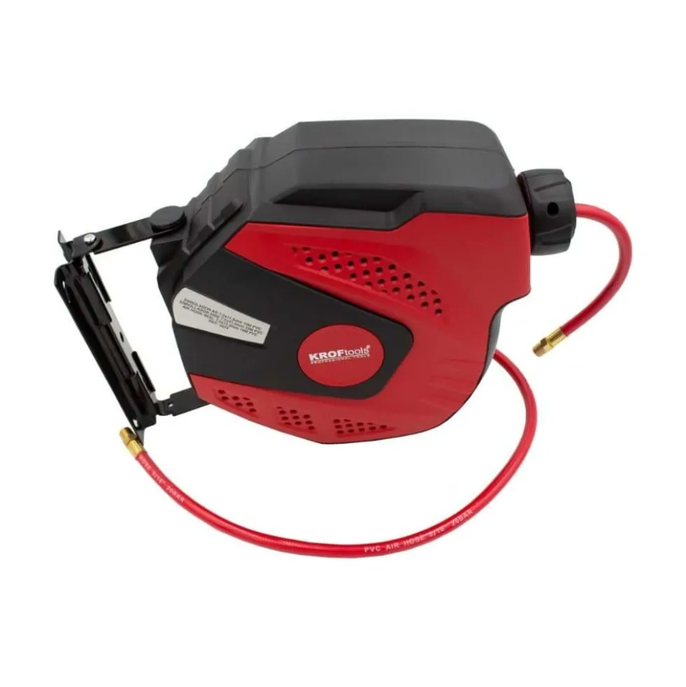 Enrolador de Mangueira de Ar 7,5x11,5mm 10M PVC Kroftools 2074