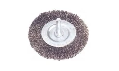 Escova Aço c/ perno Circular Arame Ondulado INOX EAPC-I MacFer 100mm (bls) 025.0010