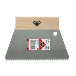 Espátula Dentada 18 cm 6x6 mm Rubi 71924