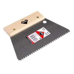 Espátula Dentada 18 cm 6x6 mm Rubi 71924