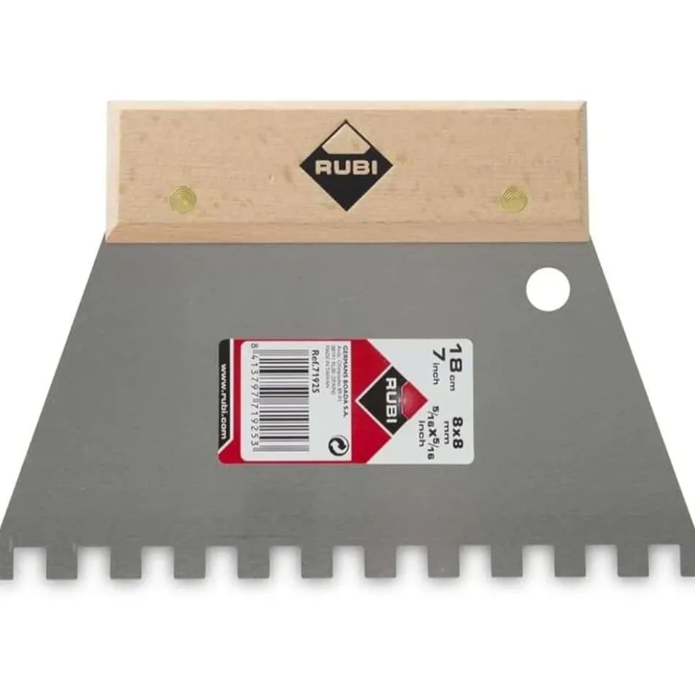 Espátula-Pente 18 cm 8x8 mm Rubi 71925