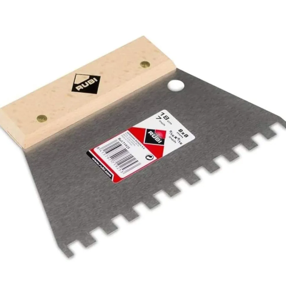 Espátula-Pente 18 cm 8x8 mm Rubi 71925