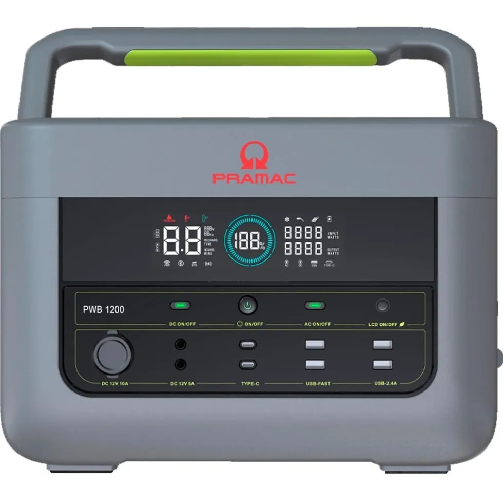 Estação de Energia Portátil 1200W Pramac PWB1200