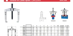 Extrator 2 Garras Interior/Exterior 200x510mm Forza 2440