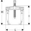 Extrator 2 ou 3 Garras 7-140mm Facom U.306A140