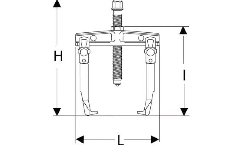 Extrator 2 ou 3 Garras 7-140mm Facom U.306A140
