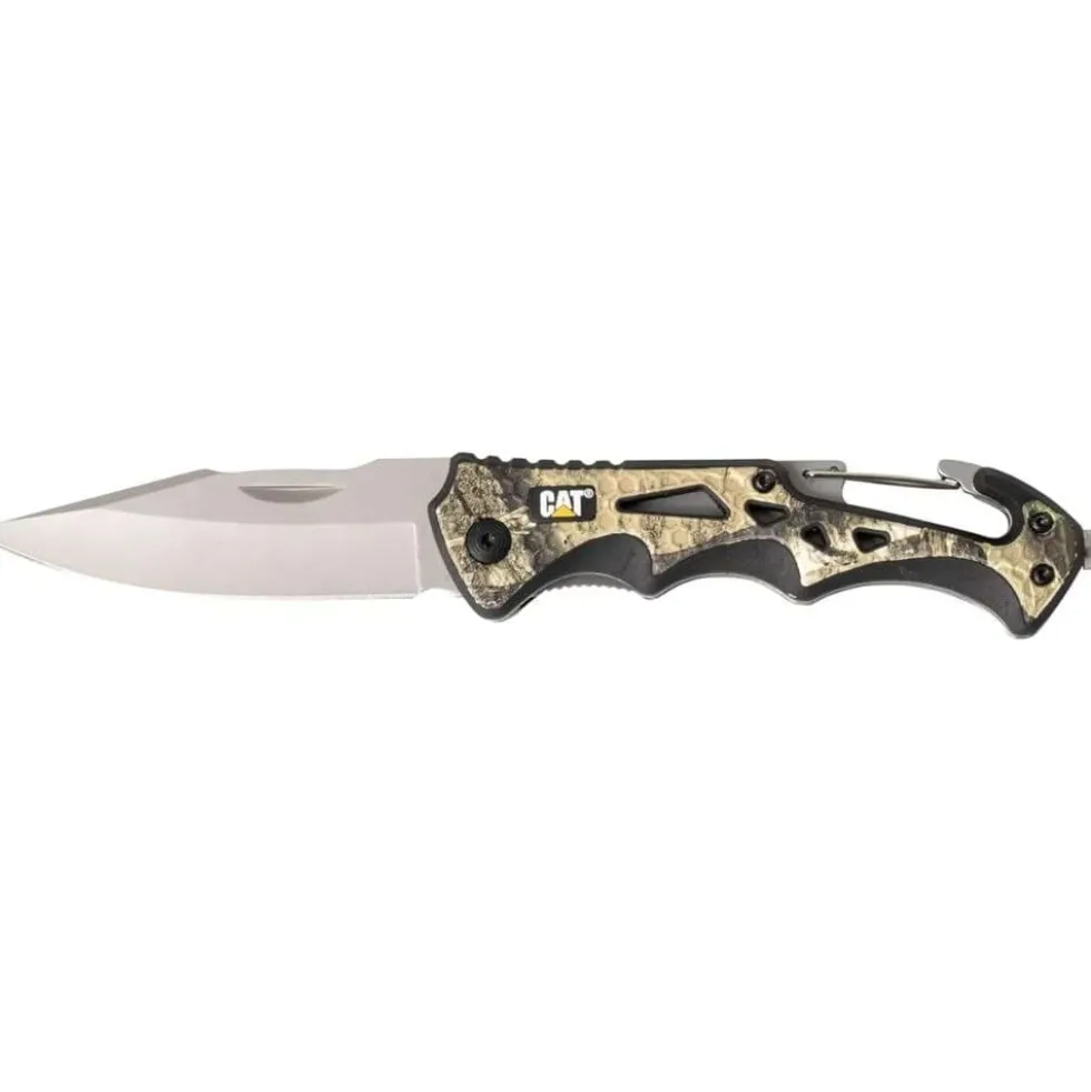 Faca Dobrável 20,3 cm Camuflagem CAT CAT280017