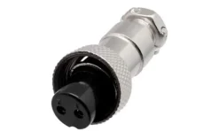 Ficha de Microfone Fêmea 2 Pinos para Cabo SATRM0110779