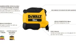 Fita métrica compacta 5M Dewalt DWHT38114-0