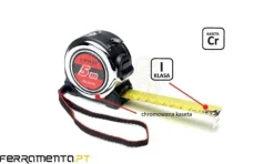 Fita Métrica Profissional Metálica 5M 2RF FM805