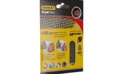 Folhas de Lixa c/ velcro G120 3Un Stanley STA39127-XJ