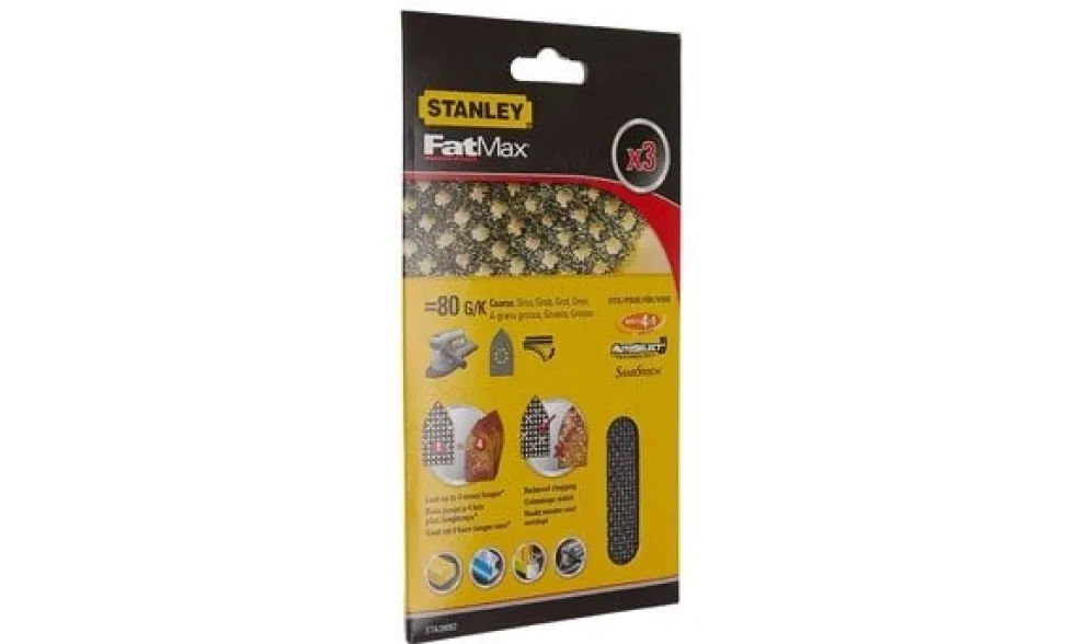 Folhas de lixa G.80,120,240 Fatmax Stanley STA39092-XJ