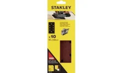 Folhas de Lixa Perfuradas 93x230mm G100 – 10Uni Stanley STA31105-XJ